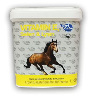 Vitamin E, Selen & Lysin.